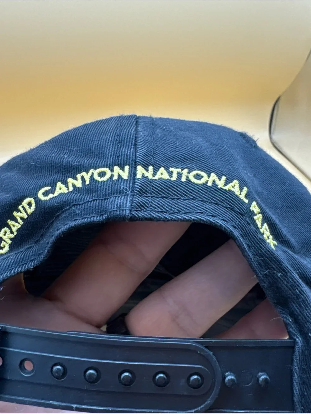 National Geographic Society hat - black snapback - Parks project - Grand Canyon